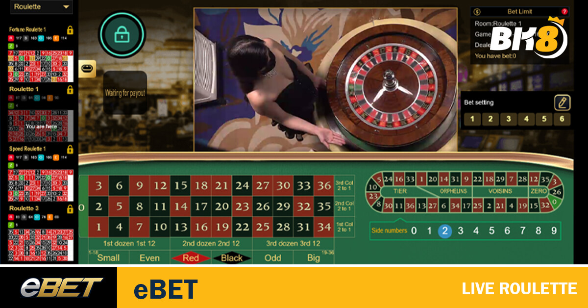 ebet Live Roulette